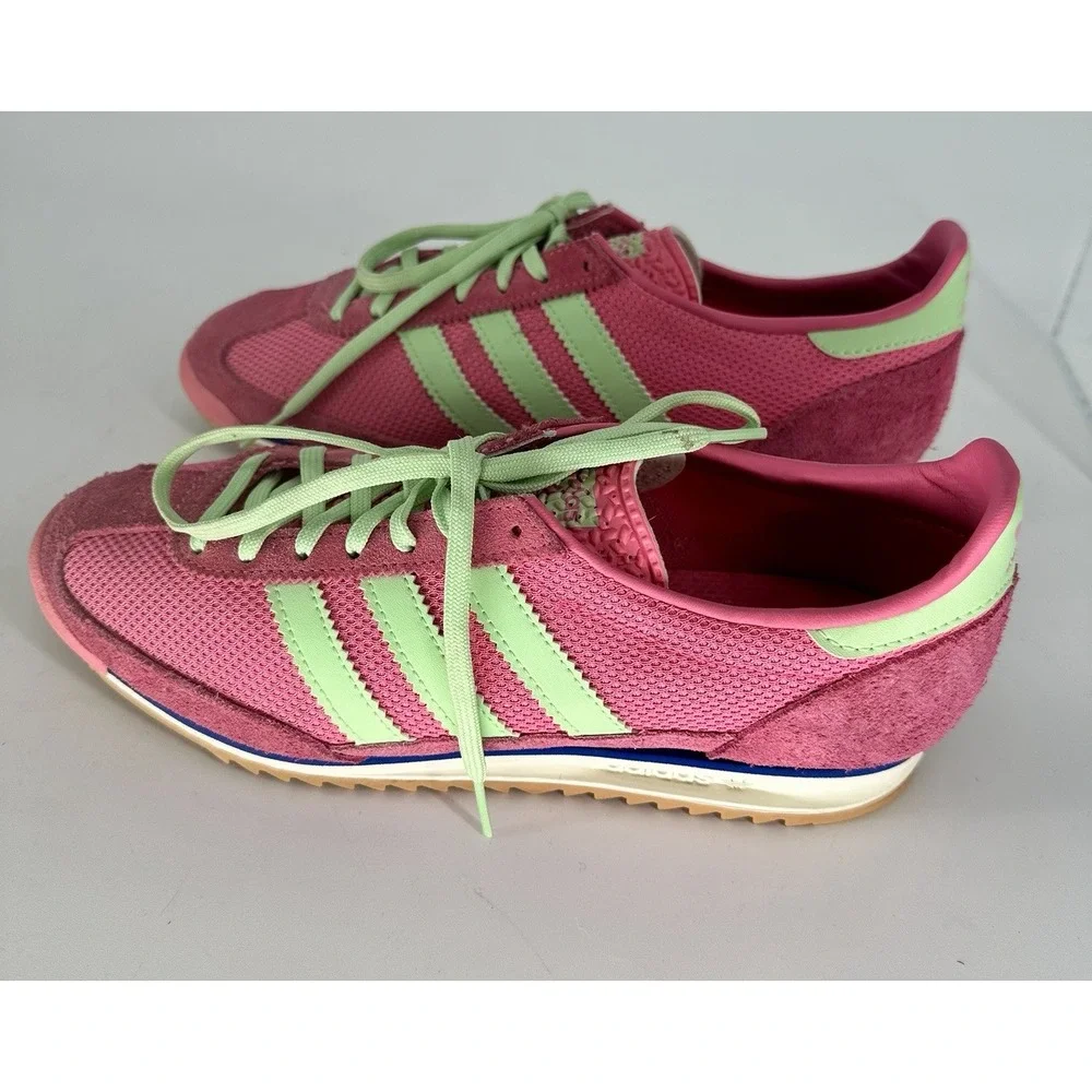 Adidas Women's SL 72 OG Size 8 Pink Fusion Green Spark |JI1879|
